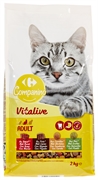 CARREFOUR COMPANINO VITALIVE ADULT AU BOEUF, AU FOIE, AUX CAROTTES, AUX POIS CARREFOUR COMPANINO VITALIVE ADULT AU BOEUF, AU FOIE, AUX CAROTTES, AUX POIS