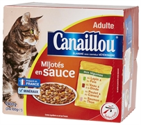 CANAILLOU (INTERMARCHE) MIJOTÉS EN SAUCE: LAPIN, VEAU, POULET, SAUMON CANAILLOU (INTERMARCHE) MIJOTÉS EN SAUCE: LAPIN, VEAU, POULET, SAUMON
