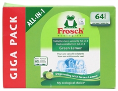 FROSCH TABLETTES LAVE-VAISSELLE ALL-IN-1 BICARBONATE GREEN LEMON FROSCH TABLETTES LAVE-VAISSELLE ALL-IN-1 BICARBONATE GREEN LEMON