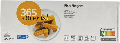 365 (DELHAIZE) FISH FINGERS 365 (DELHAIZE) FISH FINGERS