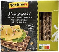 TASTINO (LIDL) KNÄCKEBRÖD AUX GRAINES DE POTIRON TASTINO (LIDL) KNÄCKEBRÖD AUX GRAINES DE POTIRON