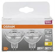 OSRAM AMPOULE LED À RÉFLECTEUR OSRAM STAR MR16 BLANC CHAUD GU5.3 3,8W 2PCS OSRAM AMPOULE LED À RÉFLECTEUR OSRAM STAR MR16 BLANC CHAUD GU5.3 3,8W 2PCS