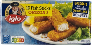 IGLO FISH STICKS OMEGA 3 IGLO FISH STICKS OMEGA 3