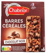 CHABRIOR (INTERMARCHÉ) BARRES CÉRÉALES CHOCOLAT NOIR