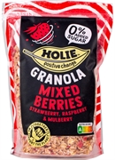 HOLIE'S CÉRÉALES GRILLÉES AUX FRUITS ROUGES, DES GRAINES DE TOURNESOL ET DE LIN