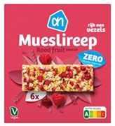ALBERT HEIJN MUESLIREEP ROOD FRUIT SMAAK ZERO