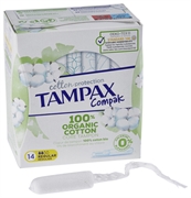 TAMPAX COMPAK COTTON PROTECTION RÉGULIER AVEC APPLICATEUR