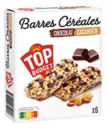 TOP BUDGET (INTERMARCHÉ) BARRES CÉRÉALES CHOCOLAT CACAHUÈTE