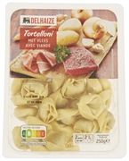 DELHAIZE TORTELLONI AVEC DE LA VIANDE