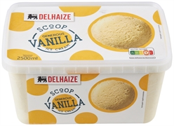 DELHAIZE SCOOP VANILLA
