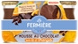 LA FERMIÈRE MOUSSE AU CHOCOLAT SUR LIT D'ORANGES