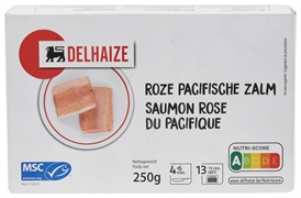 DELHAIZE SAUMON ROSE DU PACIFIQUE
