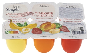 SIMPL (CARREFOUR) SPÉCIALITÉ LAITIÈRE AROMATISÉE ET SUCRÉE AUX FRUITS