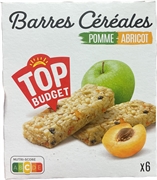 TOP BUDGET (INTERMARCHÉ) BARRES CÉRÉALES POMME - ABRICOT