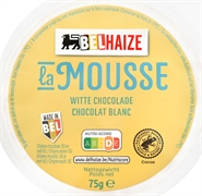 DELHAIZE LA MOUSSE CHOCOLAT BLANC