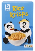 BONI SELECTION (COLRUYT) GRAINS DE RIZ SOUFFLÉ, ENRICHIS EN VITAMINES B1, B2, B3, B5, B6, B9, B12, D ET EN FER