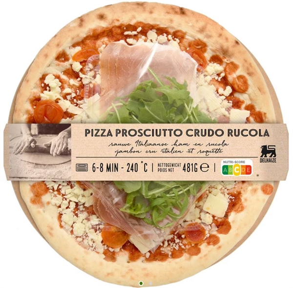 DELHAIZE PIZZA PROSCIUTTO CRUDO RUCOLA test complet, prix et avis de nos experts Testachats