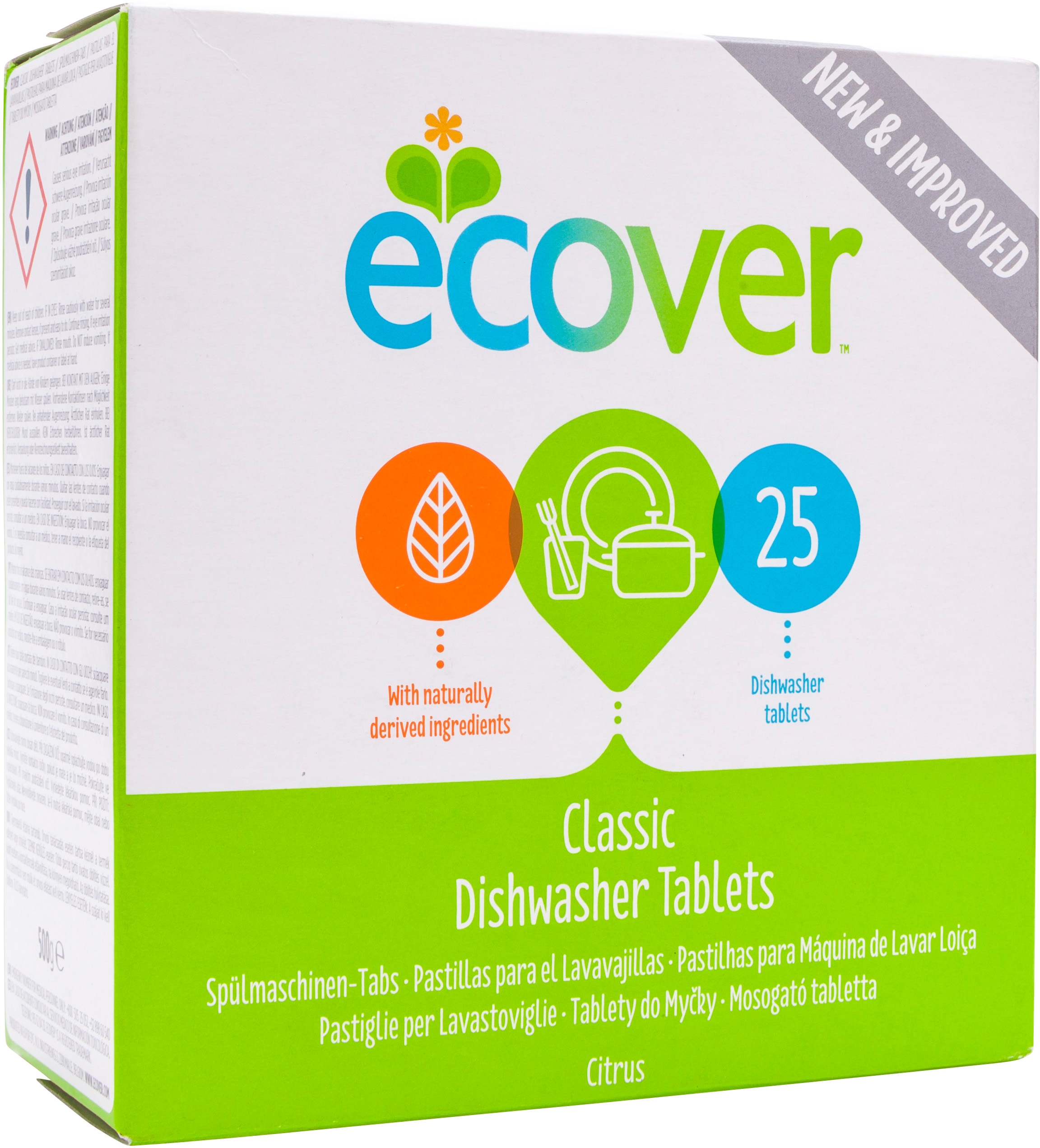 ECOVER Classic Dishwasher Tablets Citrus test complet, prix